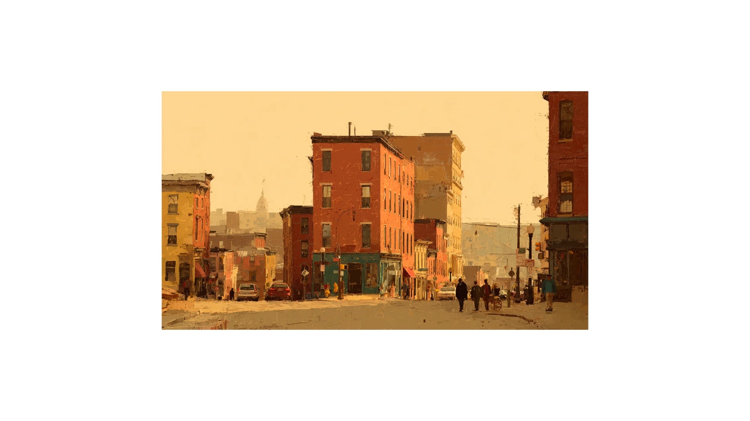 AI-generated hero image: Ecological Democracy and the Big Cities: Imagining an Urban Future